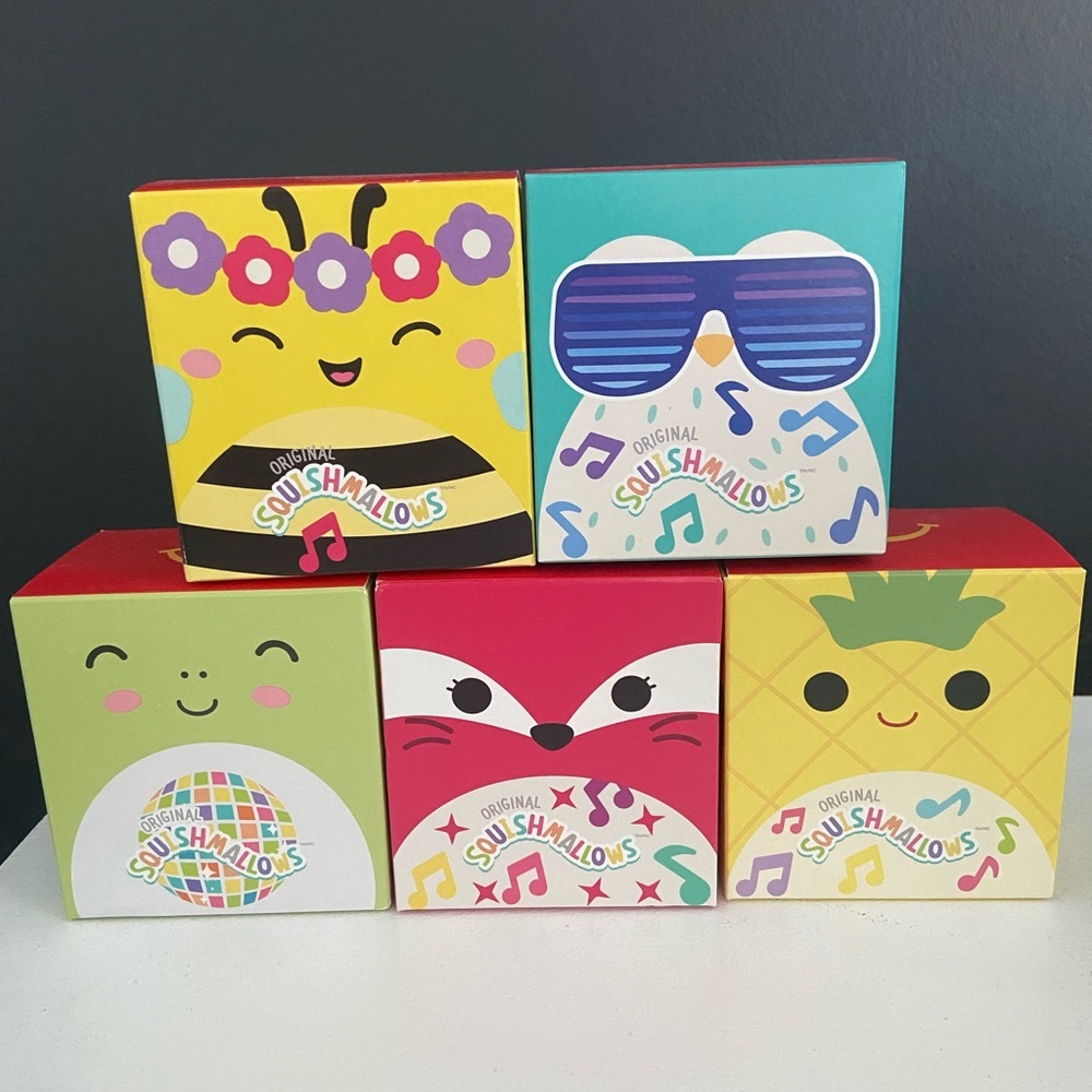 Original Squishmallows McDonald’s Canada Collab Set of 5